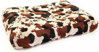 Bol.com Hondenkussen bonfire koe bruin/wit 100x75x15 cm aanbieding