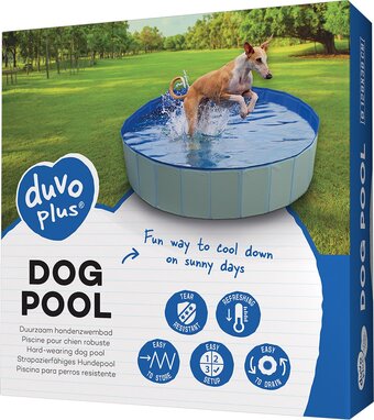 Bol.com Hondenzwembad - 120 x 30 cm - blauw aanbieding