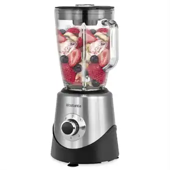Bol.com Brabantia bbek1051 blender - 1,5 liter - smoothie maker - ijscrusher - 5 snelheden - rvs aanbieding