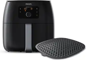 Bol.com Philips airfryer xxl premium hd9654/90 - heteluchtfriteuse met grillplaat aanbieding