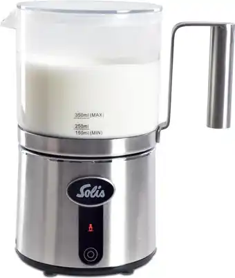 Bol.com Solis cremalatte 869 melkopschuimer elektrisch - melkschuimer - zilver aanbieding