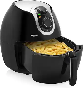 Bol.com Tristar airfryer xxl fr-6996 – heteluchtfriteuse 5.2 liter – gemakkelijk te bedienen - zwart aanbieding