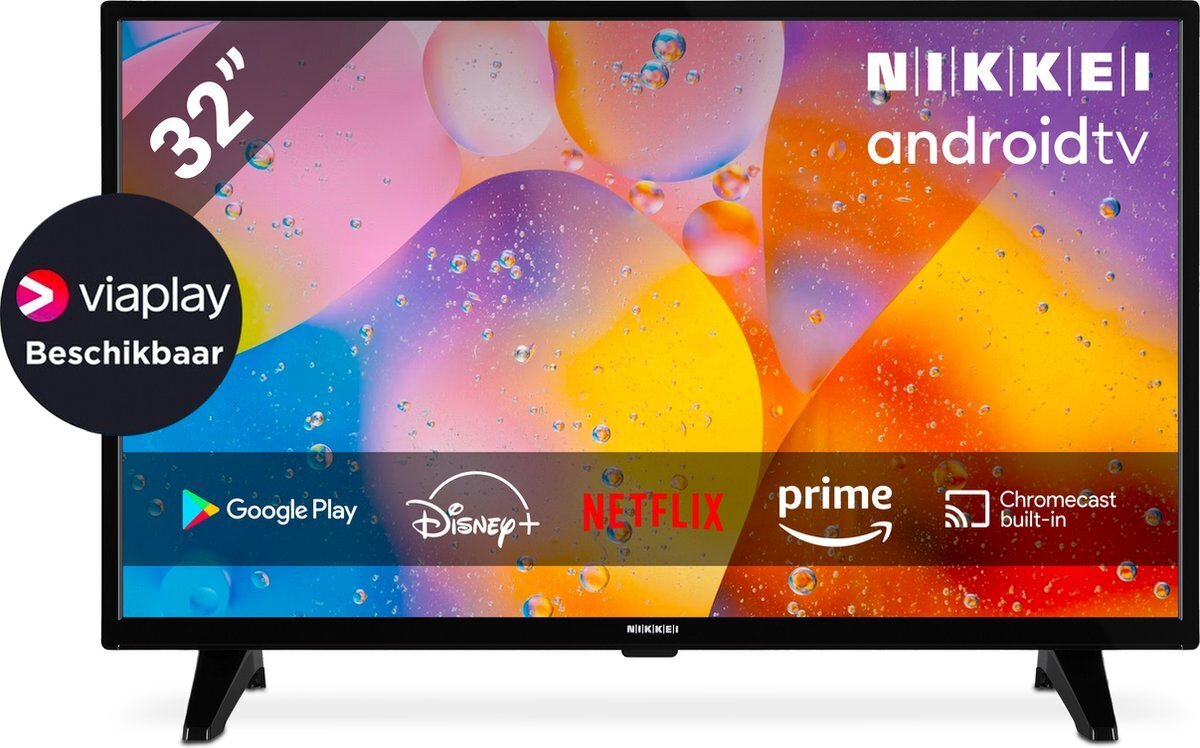 Nikkei nh3225android 32 inch hd ready android tv met ingebouwde chromecast hdr 2022