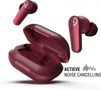 Bol.com Fresh 'n rebel twins anc - true wireless oordopjes met active noise cancelling - ruby red aanbieding
