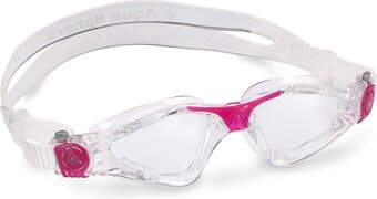 Bol.com Aqua sphere kayenne - zwembril - volwassenen - clear lens - transparant/roze aanbieding