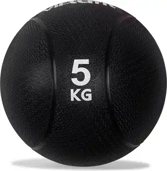 Virtufit medicijnbal - medicine ball - rubber - 5kg - zwart
