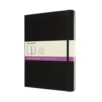 Bol.com Moleskine notitieboek - extra large - hardcover - gelinieerd/blanco - zwart aanbieding