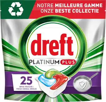 Dreft platinum plus all in one machine clean - vaatwastabletten - 5 x 25 tabletten