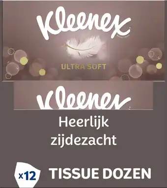 Bol.com Kleenex tissues - ultra soft - voordeelbox - 12 x 64 stuks = 768 zakdoekjes aanbieding