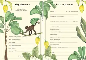 &ink babyshower invulkaarten - 15 stuks - a5