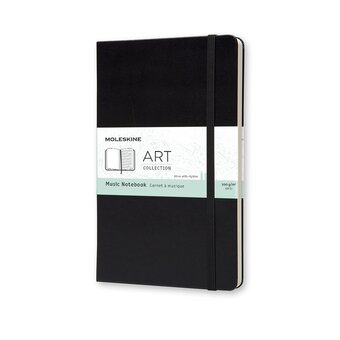 Bol.com Moleskine art muziek notitieboek - large - hardcover - zwart aanbieding