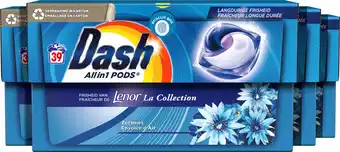 Bol.com Dash all in 1 pods - zeebries - waspods - 4 x 39 wasbeurten voordeelverpakking aanbieding