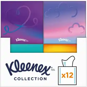 Bol.com Kleenex tissues - collection box - voordeelverpakking - 12 x 48 stuks = 576 zakdoekjes aanbieding