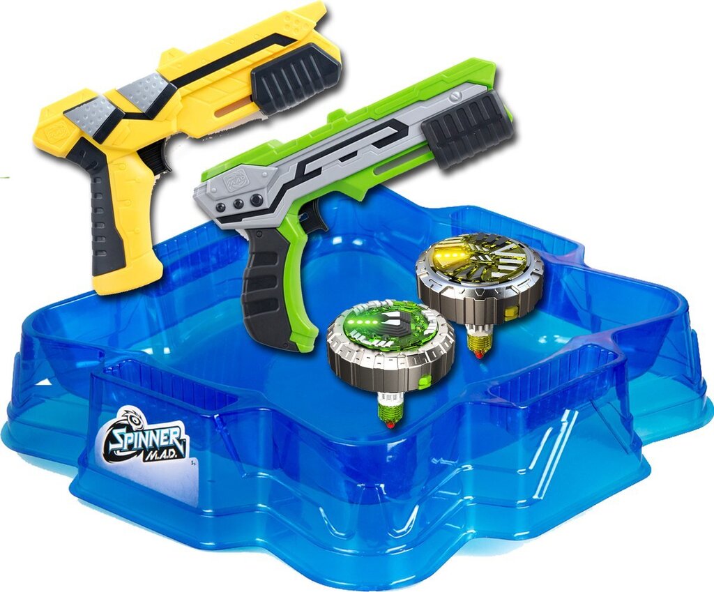 Bol.com Spinner mad deluxe battle set - 2 blasters, 2 spinners, 1 battle arena aanbieding