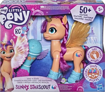 Bol.com My little pony film zingende en skatende sunny - franstalig speelfiguur aanbieding