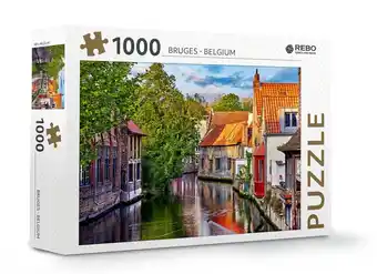 Rebo productions legpuzzel brugge 68 x 48,5 cm 1000 stukjes