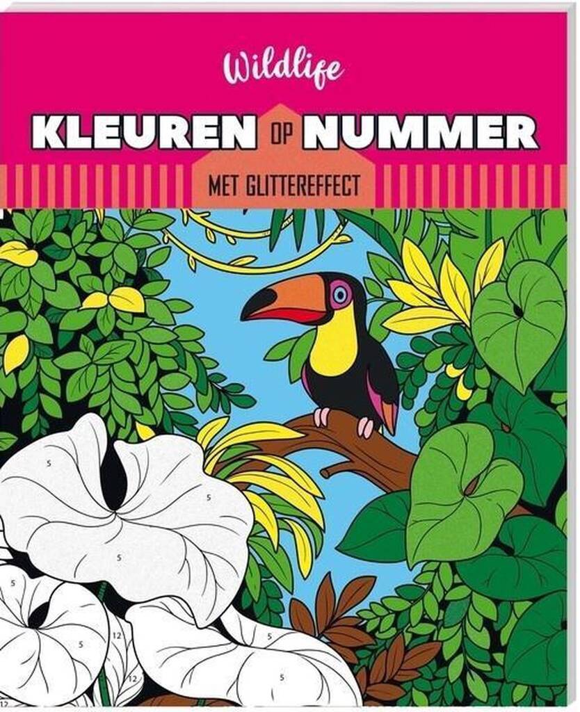 Bol.com Kleuren op nummer kleurboek wildlife aanbieding