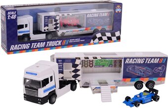 Bol.com Race team vrachtwagen met die-cast raceauto aanbieding