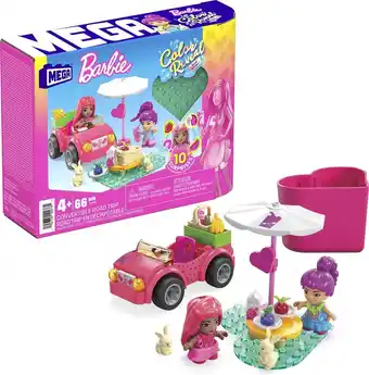 Bol.com Mega - barbie color reveal cabrio - bouwspeelgoed aanbieding