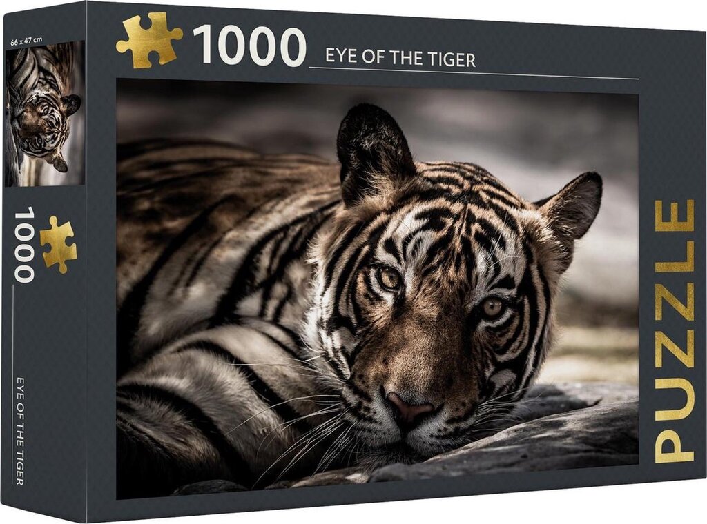 Bol.com Rebo productions legpuzzel eye of the tiger 1000 stukjes aanbieding