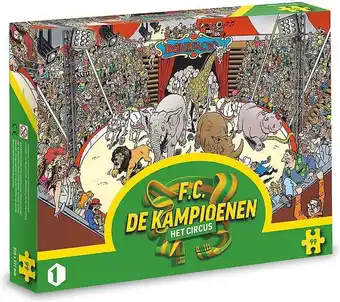 F.c. de kampioenen - het circus puzzel