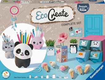 Bol.com Ravensburger ecocreate decorate your room - hobbypakket - knutselen met oude verpakkingen aanbieding