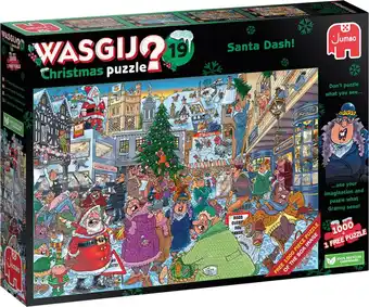 Wasgij christmas puzzel santa dash - 2 x 1000 stukjes
