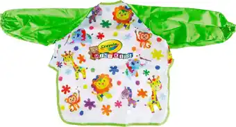 Bol.com Crayola mini kids - schort met lange mouwen om kleding te beschermen, vanaf 12 maanden, tot 17 kg aanbieding
