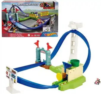 Bol.com Hot wheels mario kart slam stroomkring - racebaan met super mario bros-figuur aanbieding