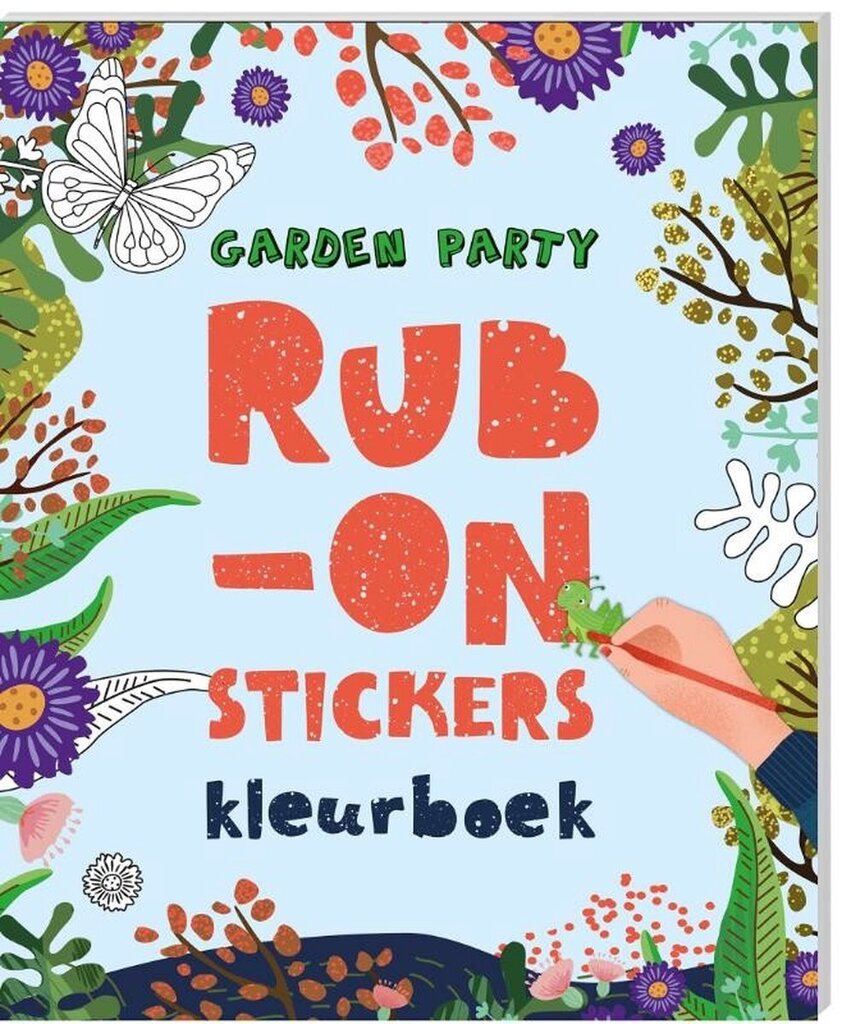 Bol.com Rub-on stickers kleurboek - garden party aanbieding