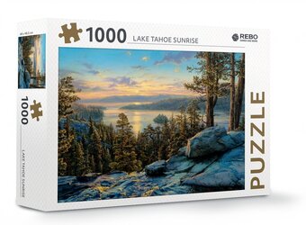 Bol.com Rebo productions legpuzzel lake tahoe sunrise 1000 stukjes aanbieding