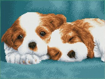 Bol.com Diamond dotz little champs - diamond painting - 17.595 dotz - 41x31 cm aanbieding