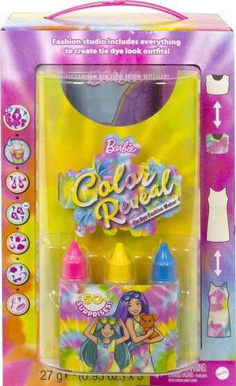 Bol.com Barbie color reveal tie dye maker - barbiepop aanbieding