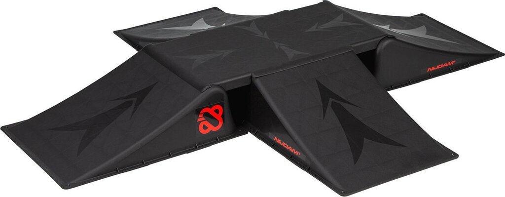 Bol.com Nijdam ramp set 4+1 - 2-way crossing - zwart aanbieding