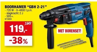 Hubo Boorhamer “gbh 2-21” aanbieding