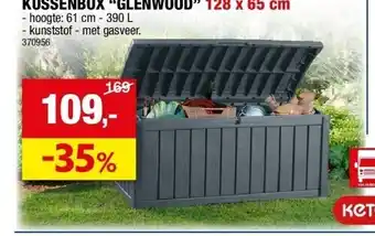 Hubo Kussenbox “glenwood” 128 x 65 cm aanbieding