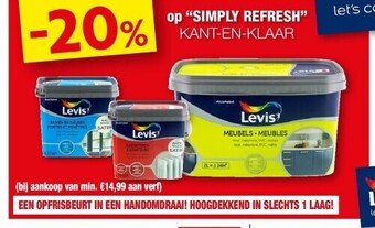 Hubo Op “simply refresh” aanbieding