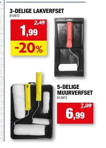 Hubo 3-delige lakverfset aanbieding