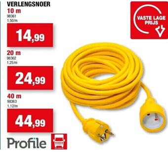 Hubo Verlengsnoer 10 m aanbieding