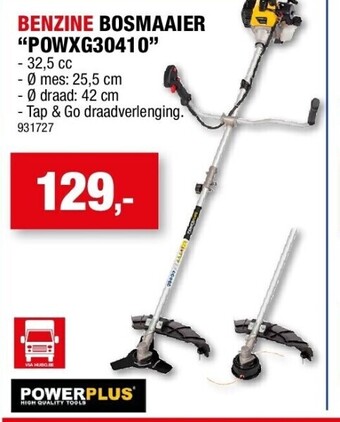 Hubo Benzine bosmaaier “powxg30410” aanbieding