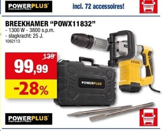 Hubo Breekhamer “powx11832” aanbieding