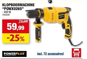 Klopboormachine “powx0265”