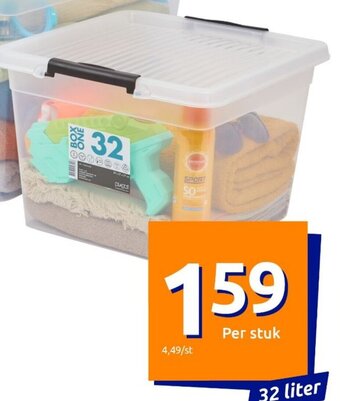 Action Opbergbox 32 liter aanbieding