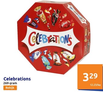 Action Celebrations 269 gram aanbieding