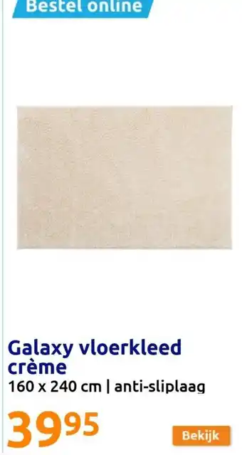Action Galaxy vloerkleed crème 160 x 240cm aanbieding