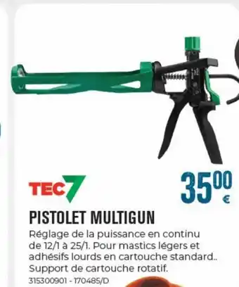 TEC7 PISTOLET MULTIGUN