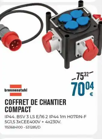 brennenstuhl COFFRET DE CHANTIER COMPACT