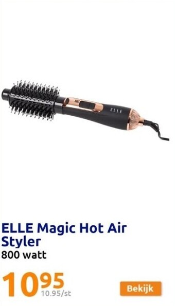 Action Elle magic hot air styler aanbieding