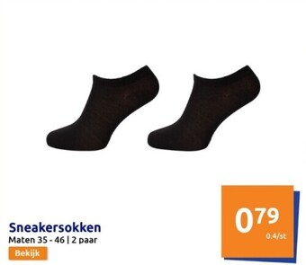 Action Sneakersokken aanbieding