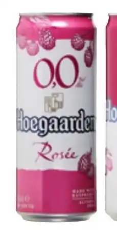 Colruyt Hoegaarden Rosée alcoholvrij bier 0,0 % vol aanbieding